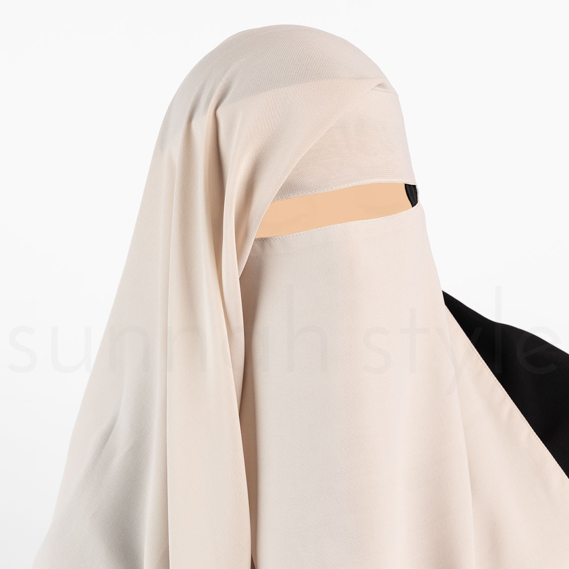 Sunnah Style Narrow No-Pinch Two Layer Niqab Sahara